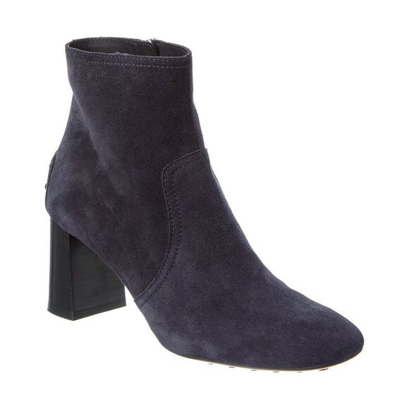Tod’S Suede Boot, Blue - Picture 1 of 5